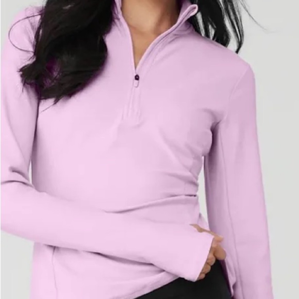 ALO Yoga soft Pink Long Sleeve Top